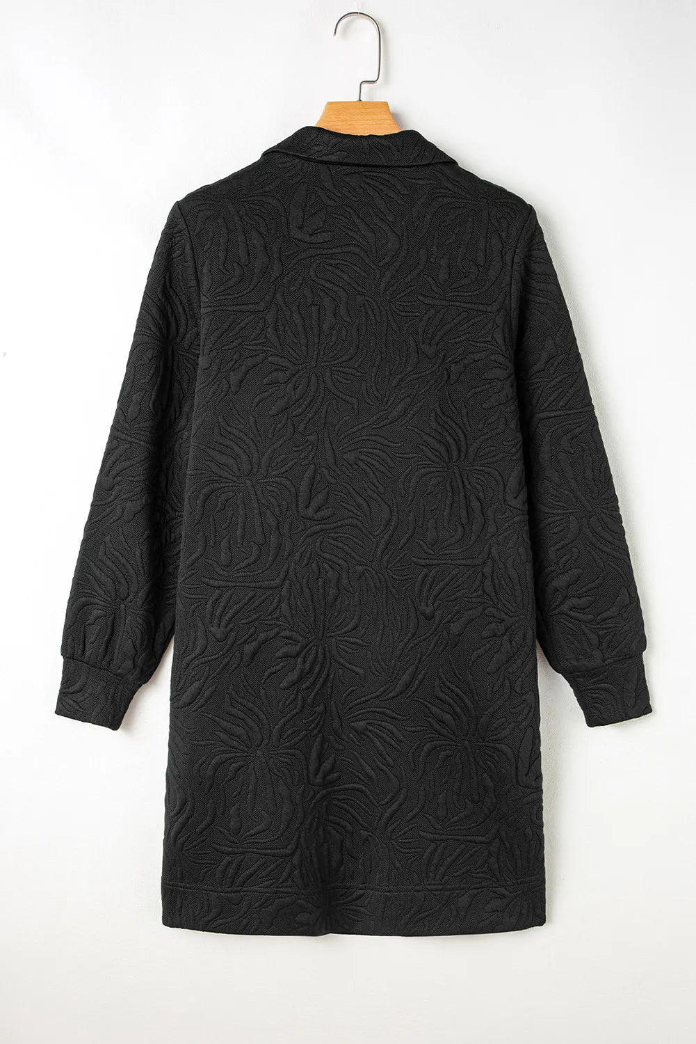 Classic Textured Zip Mini Dress Trendy Long Sleeve Dress for Women Modern Dress Stevvex