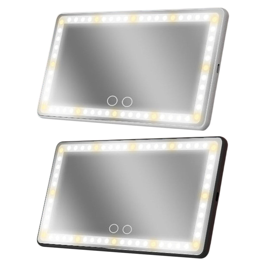 Car Visor Vanity Mirror with Lights - SJB-DIAMOND ELITES