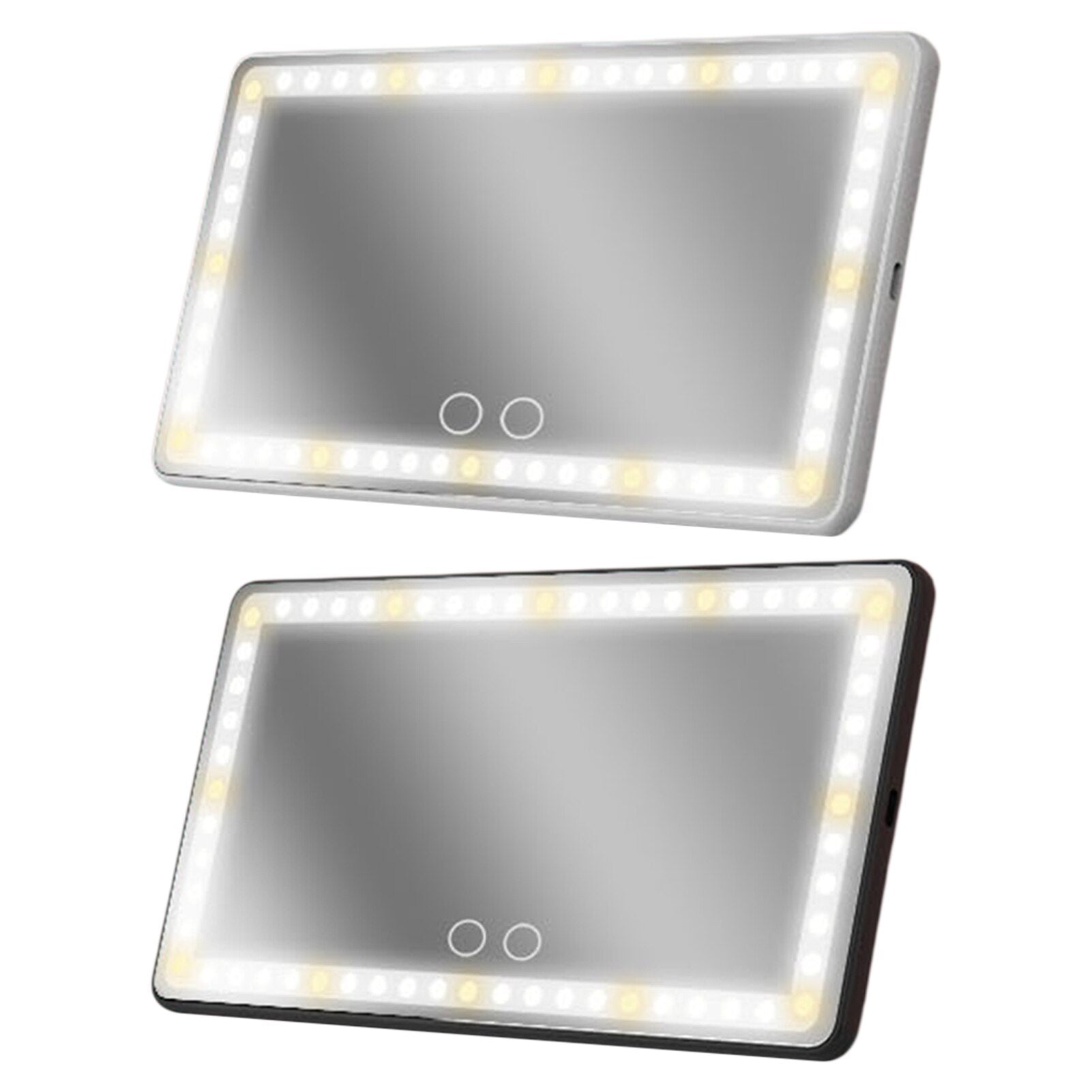 Car Visor Vanity Mirror with Lights - SJB-DIAMOND ELITES