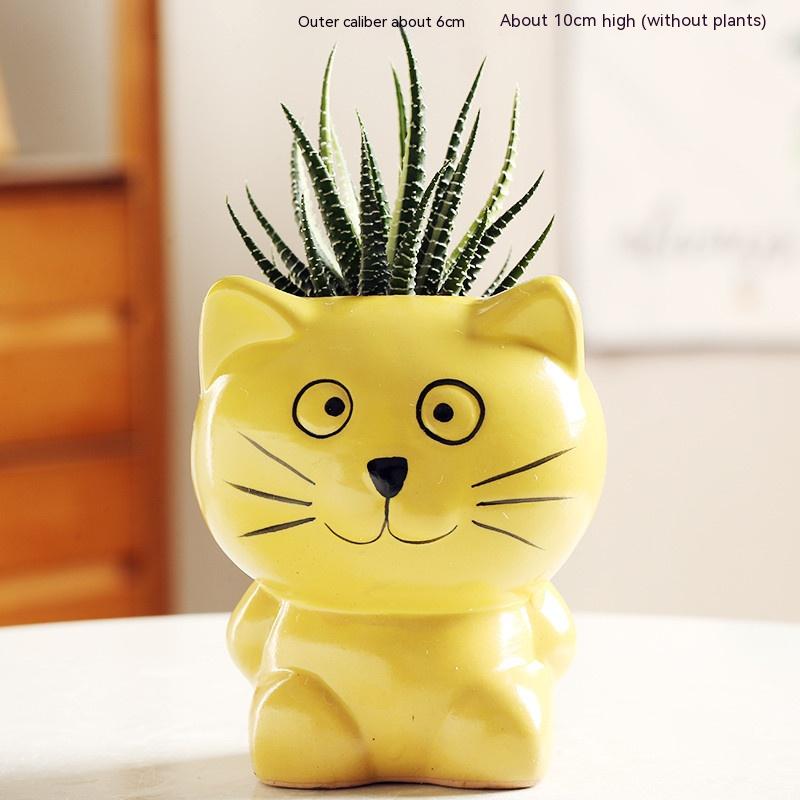 Succulent Flower Pot Ceramic Breathable Stoneware