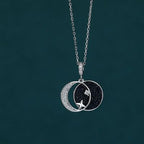 S925 Sterling Silver Star Moon Necklace Pi-Mart