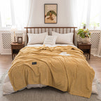 Autumn And Winter Milk Velvet Thickened Yarn-dyed Blankets Multifunctional Nap Pi-Mart