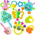 Baby Toys 3-6-12 Months Newborn Rattle 0-1 Year Old Baby Early Childhood Education Toddler Rattle Teether Pi-Mart