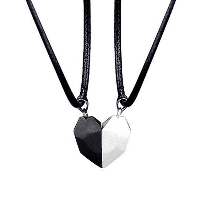 Korean Fashion Magnetic Couple Necklace Pi-Mart