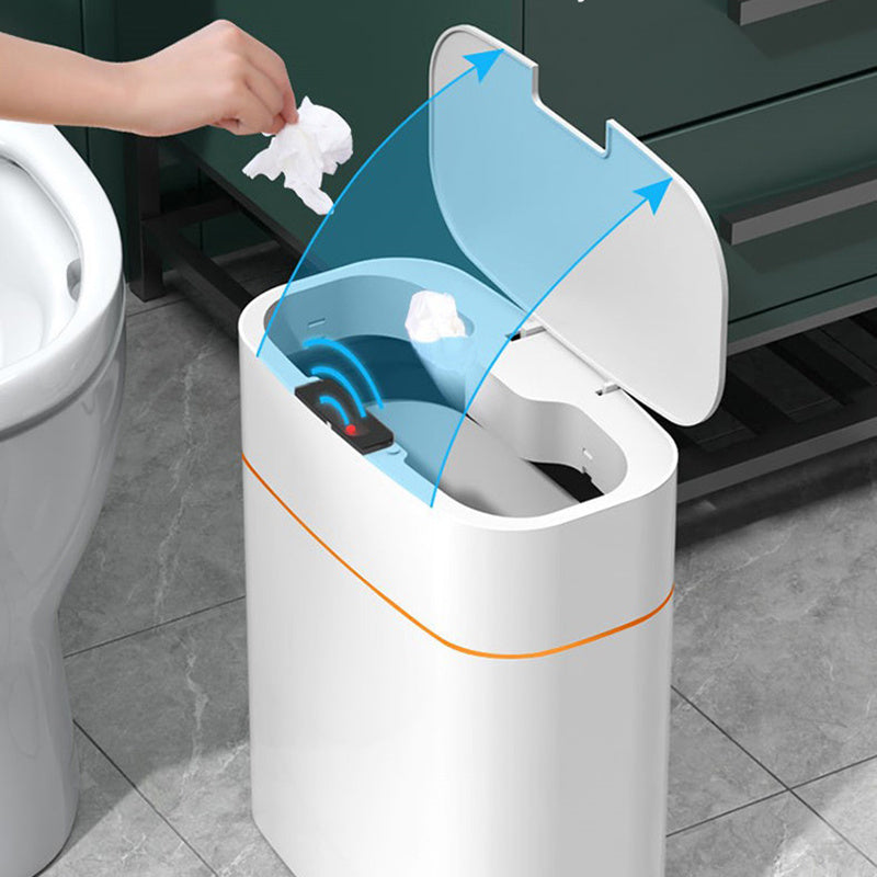 Smart Trash Can With Lid For Bedroom And Living Room Kitchen Storage Box Trash Can Induction Small Car Box Automatic Smart Dustbin Smart Trash Bin Pi-Mart