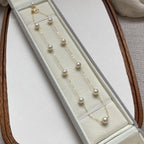 Starry Sky Shell Pearls Couple Valentine's Day Gift Necklace Pi-Mart