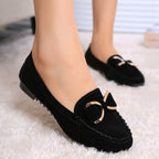 Fashion Bowknot Flats Shoes Women Casual Solid Loafers Cozy Shoes Pi-Mart