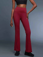 High-Waisted Flare Active Pants THRIXINE