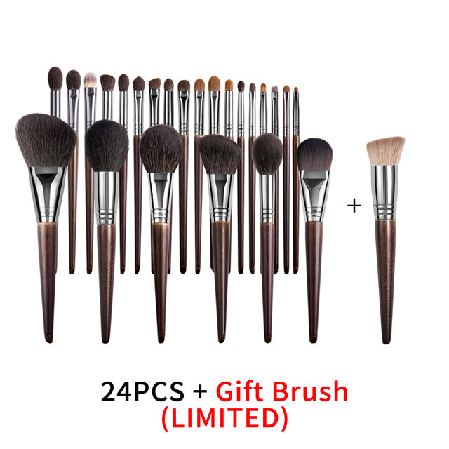 Natural Makeup Brushes Set Eyeshadow Make Up Brush Goat Pi-Mart