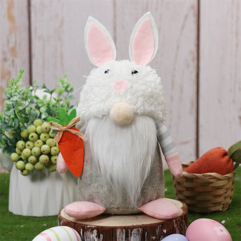 Easter Bunny Doll Presents A Holiday Ornament Gift Pi-Mart