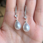 Women's All-match Baroque Drop-shaped Artificial Pearl Earrings Pi-Mart