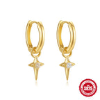 S925 Sterling Silver Diamond Ear Ring