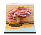 Tree House Paper Carving Notepad Creative Weekly Calendar Earth Calendar