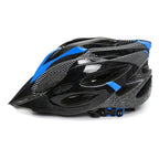 Carbon Fiber Texture Split Helmet Mountain Bike Hat Lootquake LLC