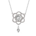 S925 Silver Fashion Design Inlaid Zirconium Diamond Necklace For Women Pi-Mart