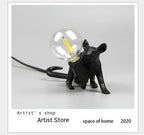 Resin Animal Mini Mouse Decorative Lamp