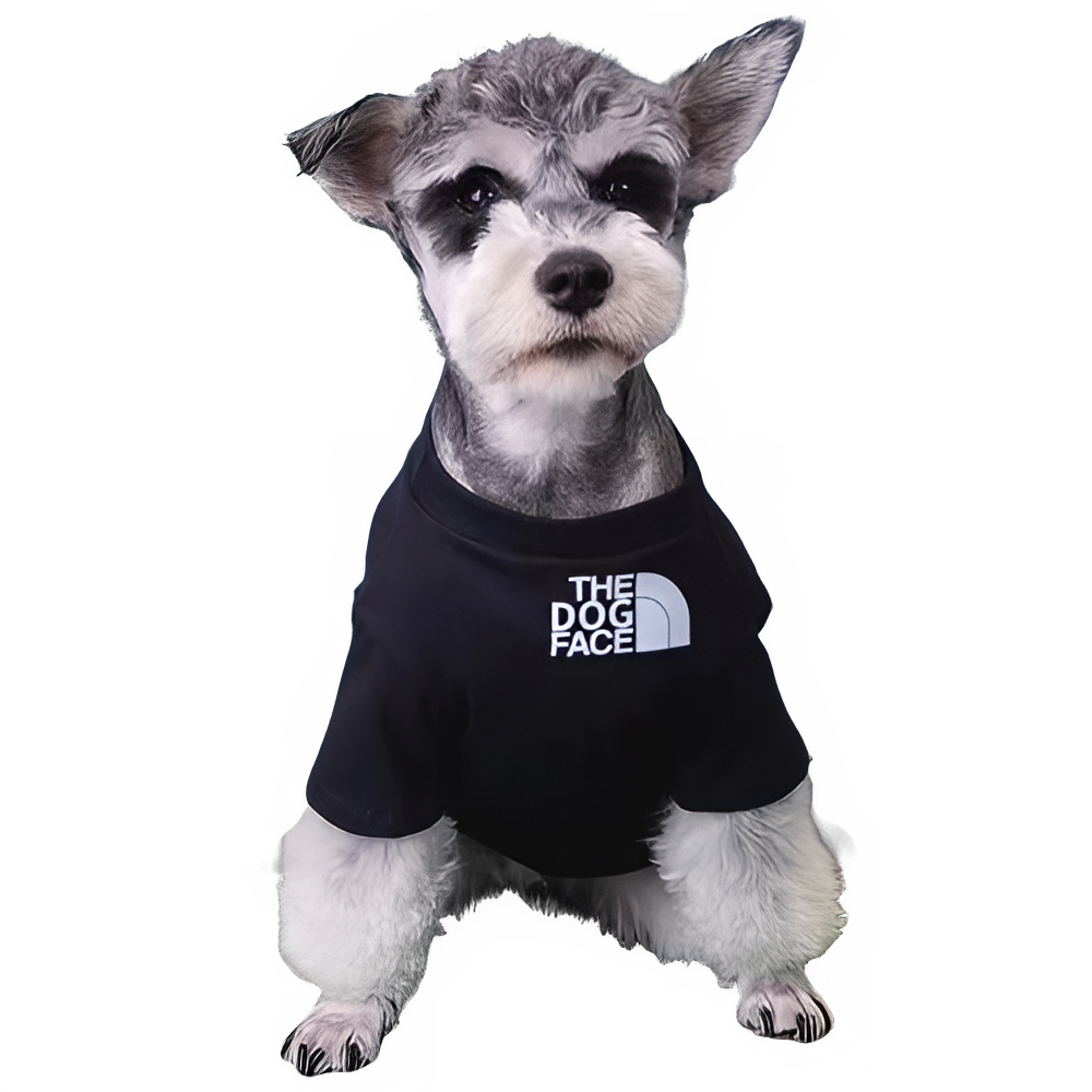Fashion The Dog Face Dog T-shirt Spring Summer Breathable Yorkshir Schnauzer Teddy Dog Puppy T-Shirt for Small Media Dog Clothes Pi-Mart