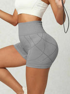 High Waist Active Shorts THRIXINE