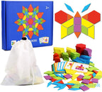 155pcs Wooden Puzzle Board Set Colorful Baby  Educational Toys for Children Learning Developing Toy For Kids Puzzle - SJB-DIAMOND ELITES