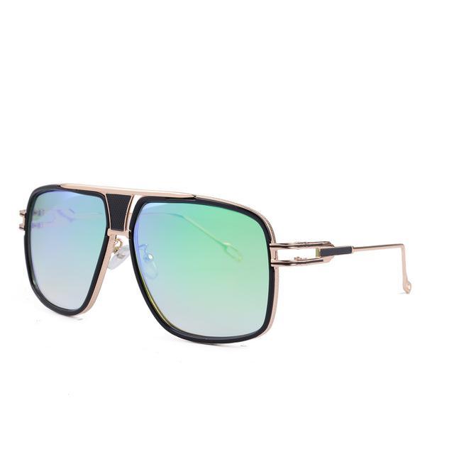 NEW Elegant Luxury Trend Driving Sunglasses  Gold Big Frame  Oversized Square For Man and  Women Sunglasses - SJB-DIAMOND ELITES