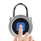 Smart Fingerprint Padlock Bluetooth APP Unlocking Electronic Locker Anti-theft Fingerprint Lock Pi-Mart