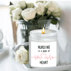 Lavender Scented Candle 5.3oz - Perfect Appreciation Gift for Nurses, Nursing Students, and Paramedics on Nurses' Day, Birthday, Graduation, or Thanksgiving - Unique and Meaningful Present, Women Men, Labor And Delivery, Nurs Lootquake LLC