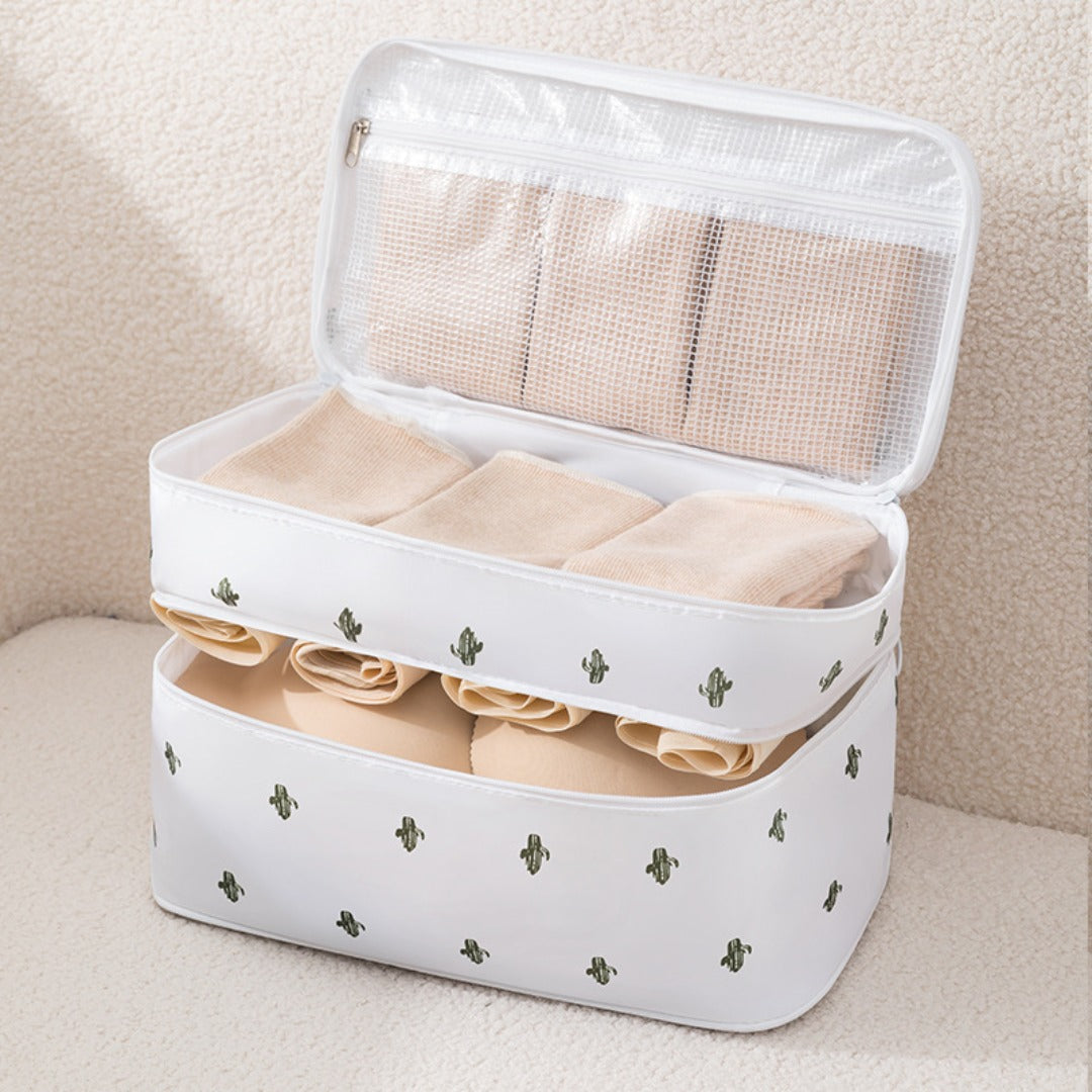 Travel underwear storage bag, multi-functional waterproof bra finishing bag, toilet bag, large-capacity bra bag. - SJB-DIAMOND ELITES