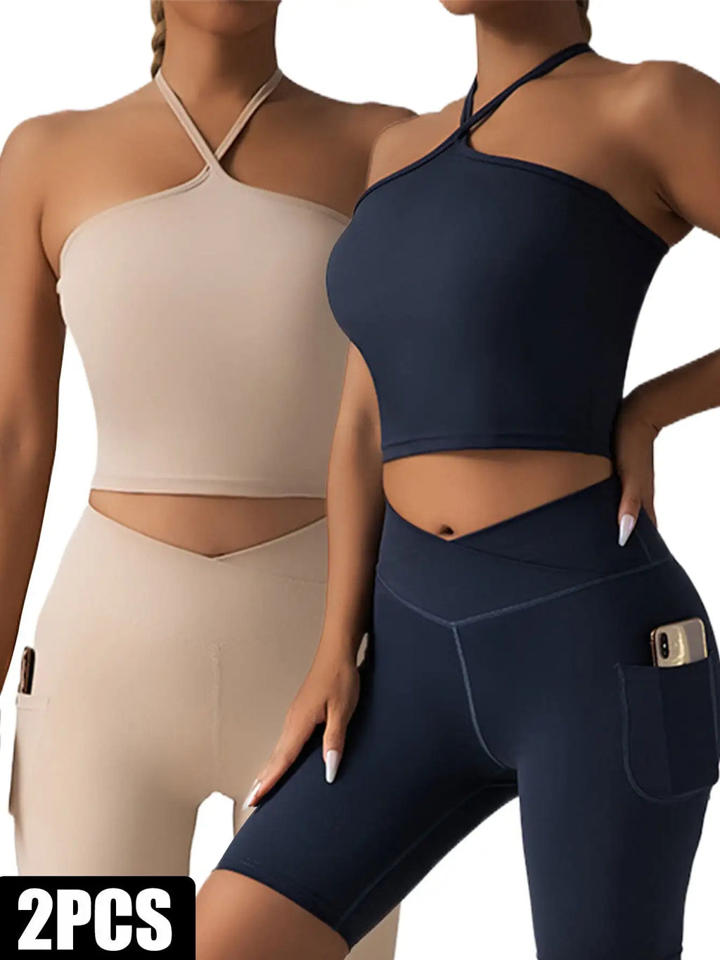 2 Pieces Sports Bra Athletic Running Sports Bra - SJB-DIAMOND ELITES