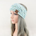 European And American Knitted Hairband Wool Variegated Pi-Mart