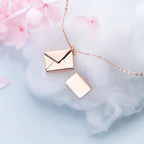Fashion Jewelry Envelop Necklace Women Lover Letter Pendant Best Gifts For Girlfriend Lootquake LLC