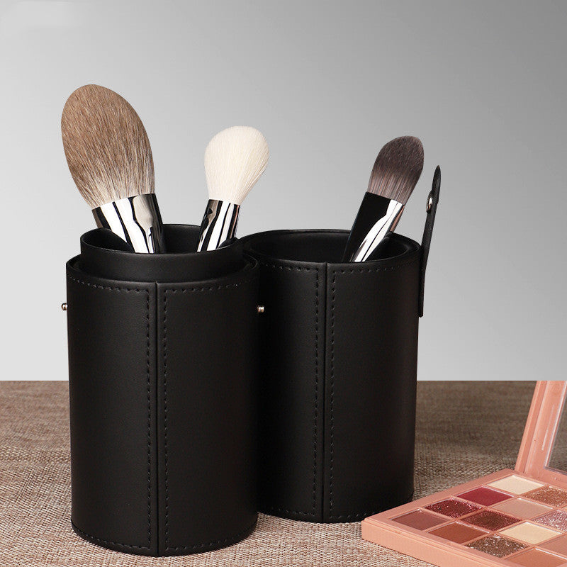 Makeup Storage Box PU Pen Holder Desktop Makeup Pi-Mart
