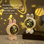 Creative Rabbit Star Light Projector Lamp Children Home Decor Pi-Mart