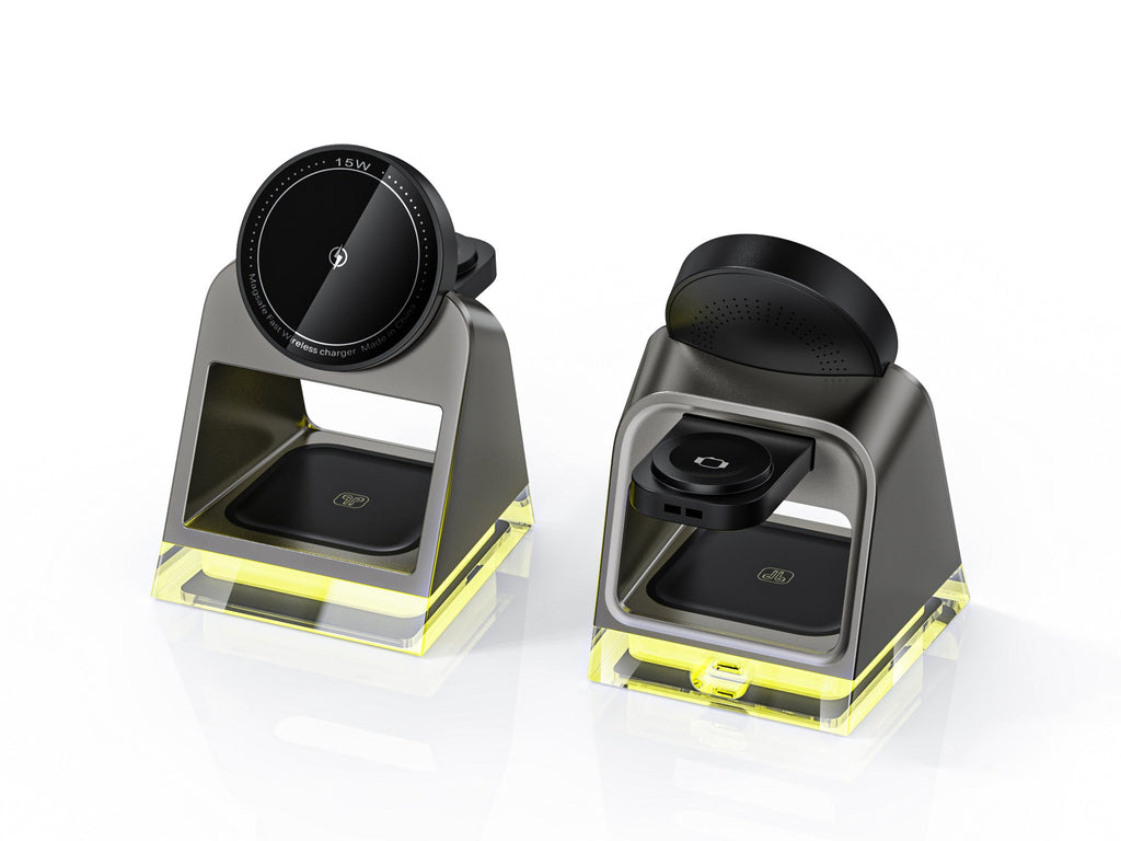 Touch Magnetic Three-in-one Wireless Charger Pi-Mart