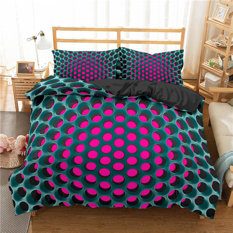 Digital Printing Three-piece Bedding Duvet Cover Pi-Mart