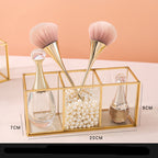Multi-Cell Makeup Brush Bucket Cosmetic Desktop Storage Box Exquisite And High-End