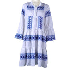 Women's Printed Loose Bohemian Swing Dress