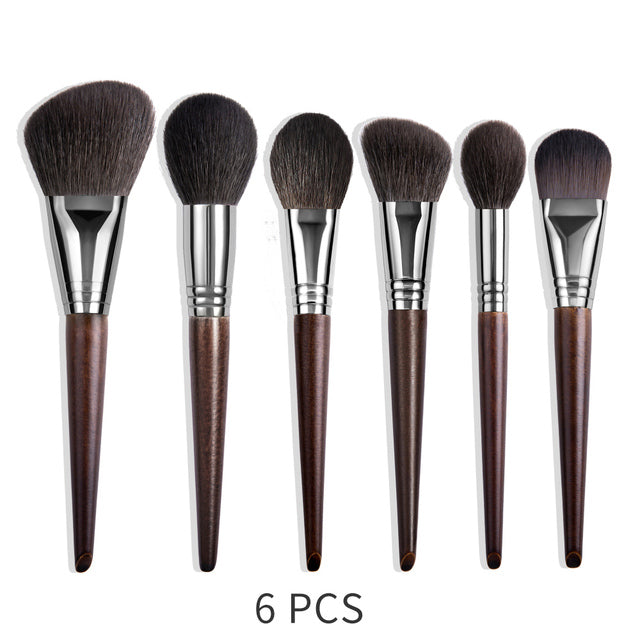 Natural Makeup Brushes Set Eyeshadow Make Up Brush Goat Pi-Mart