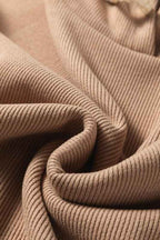 Solid Corduroy Lace Hoodie and Pants Set THRIXINE