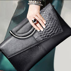 Evening Clutch bag women large capacity banquet handbag crocodile pattern women's fashion temperament crossbody bag - SJB-DIAMOND ELITES