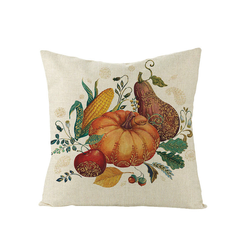 Linen Cushion  Office Sofa Cushion Cover Pi-Mart