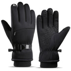 Fleece-lined Thick Waterproof And Cold-resistant Gloves Pi-Mart