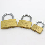 Household Modern Minimalist Small Lock Earth Copper Padlock Pi-Mart