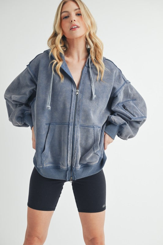 Fiori Hoodie Jacket THRIXINE
