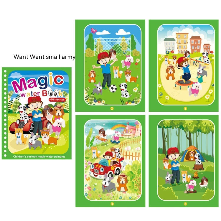 Children's Diy Magic Water Picture Book