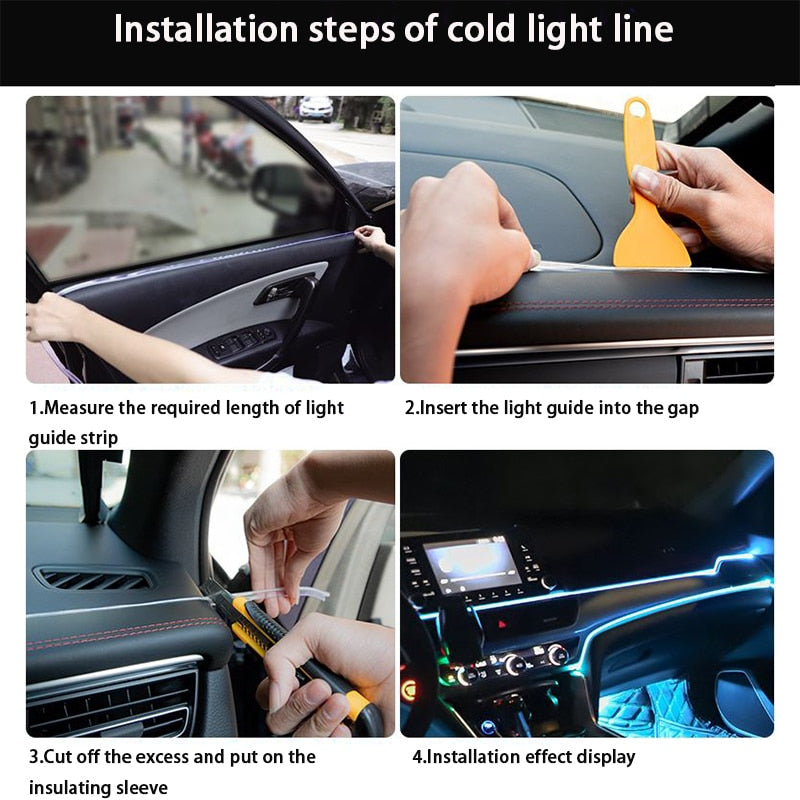 Car Interior LED Ambient Lights - SJB-DIAMOND ELITES