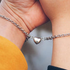 2Pcs Heart Magnet Bracelet for Lovers Pi-Mart