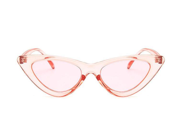 Luxury Modern Cat Eye  Fashion Retro Classic Lady and Woman Sunglasses With Triange Frame  With UV 400 Protection - SJB-DIAMOND ELITES