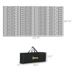 Reversible Outdoor Rug Carpet RV Camping Rugs with Carry Bag Pi-Mart