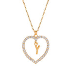 Initials Lette Necklace Pi-Mart