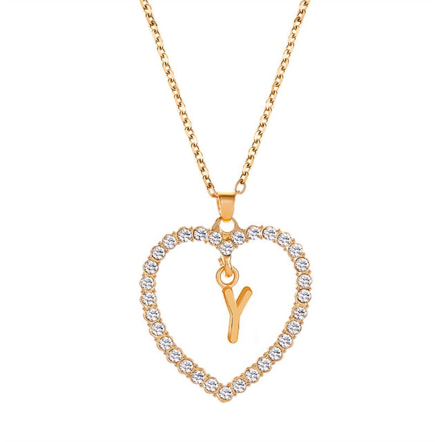 Initials Lette Necklace Pi-Mart